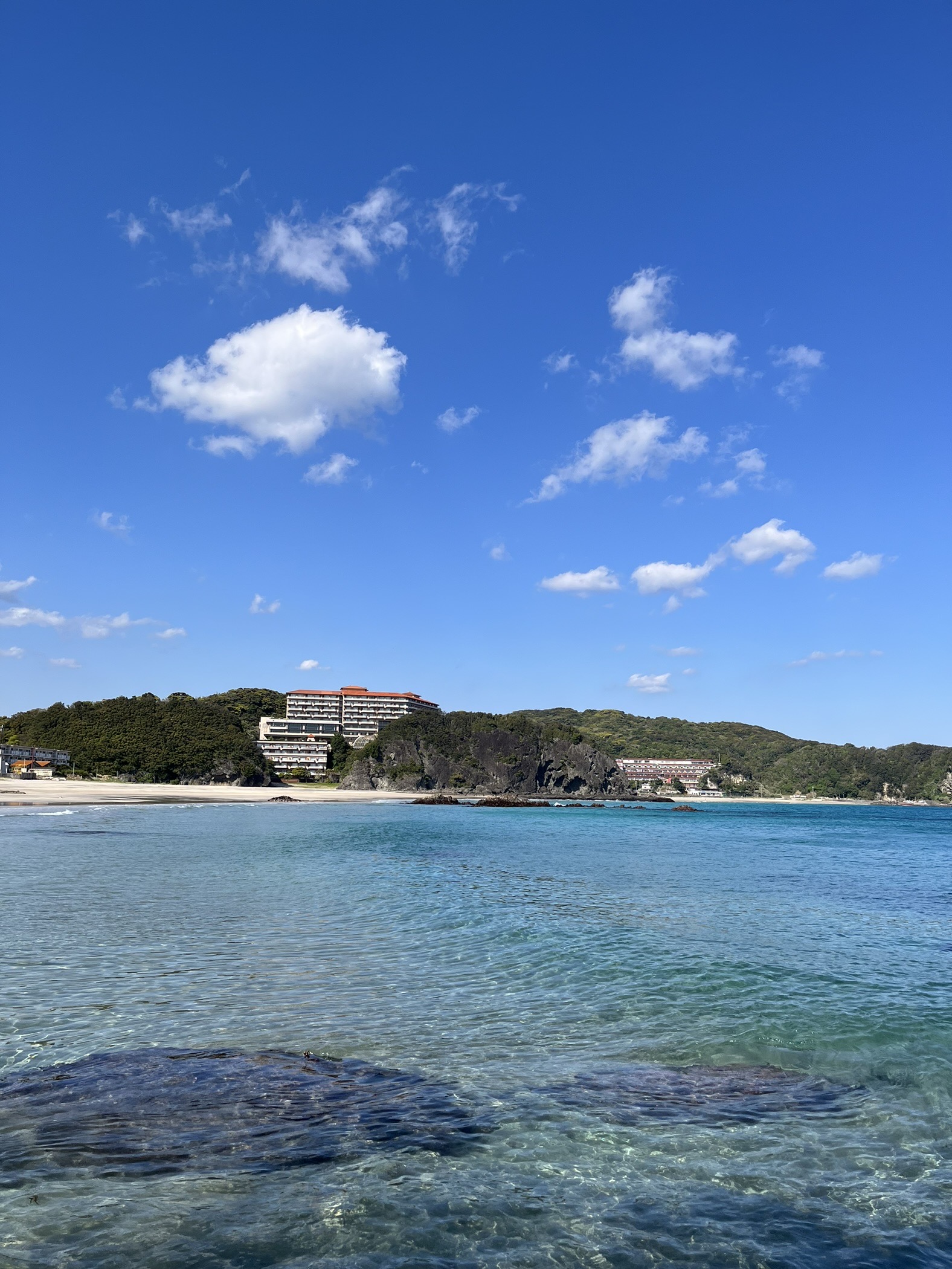 入田浜の風景